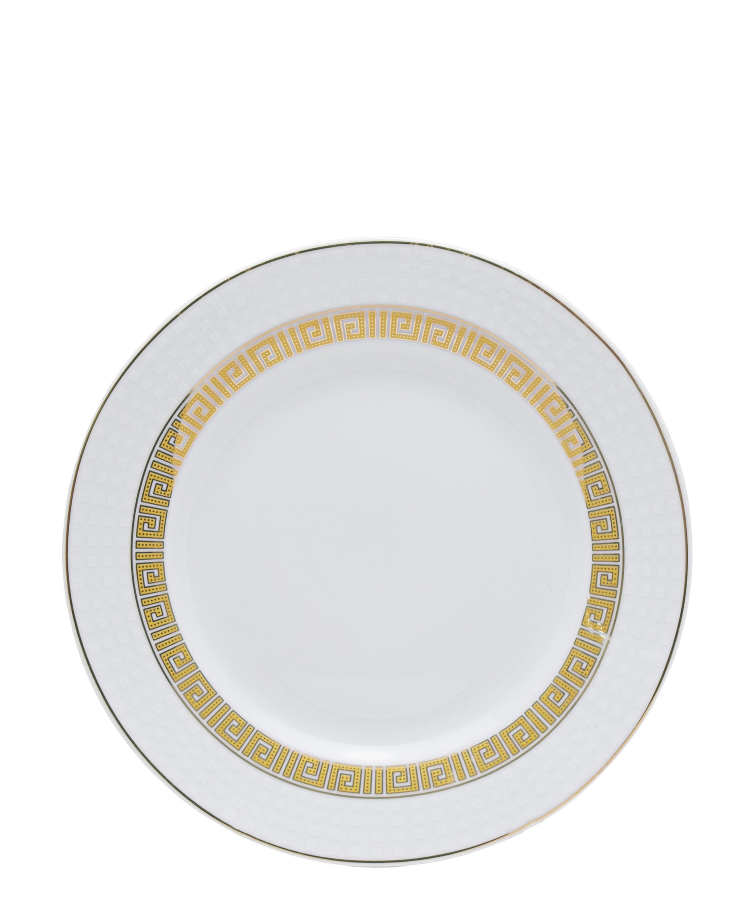 Table Pride 47 Piece Dinner Set - White With Gold Rim