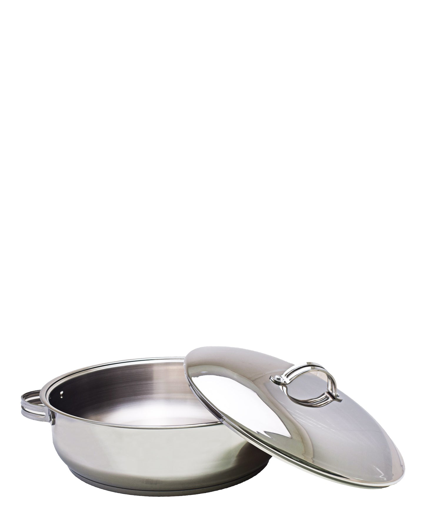 Tez 40cm High Casserole - Silver