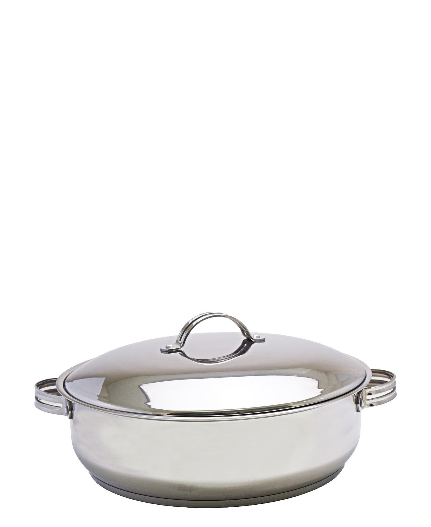 Tez 44cm High Casserole - Silver