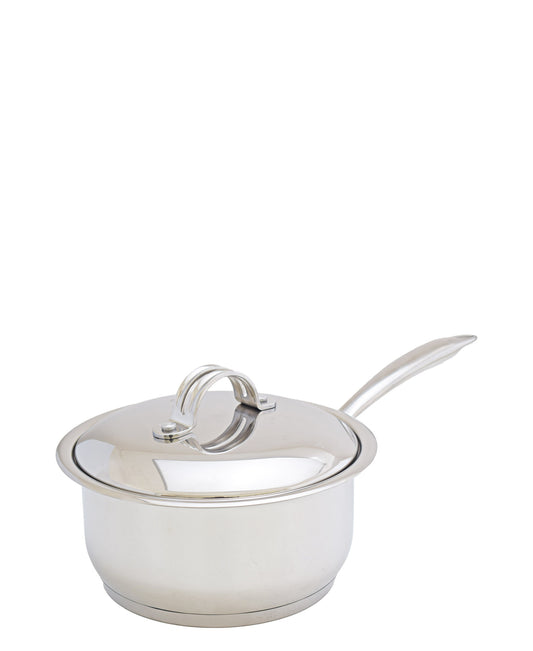 Tez 20cm Sauce Pan With Lid - Silver