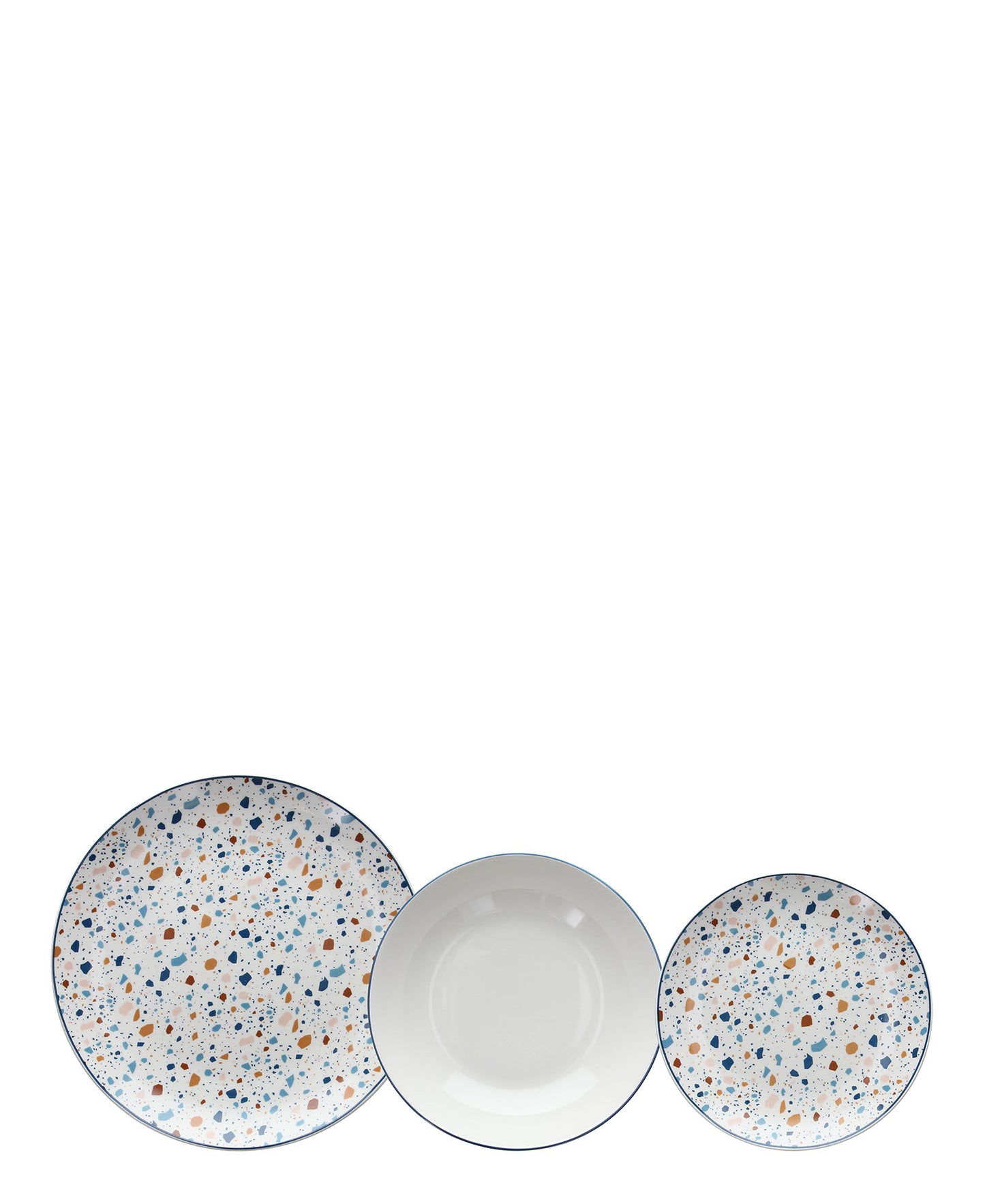 Tognana 18 Piece Terrazzo Dinnerware Set - Multicolour