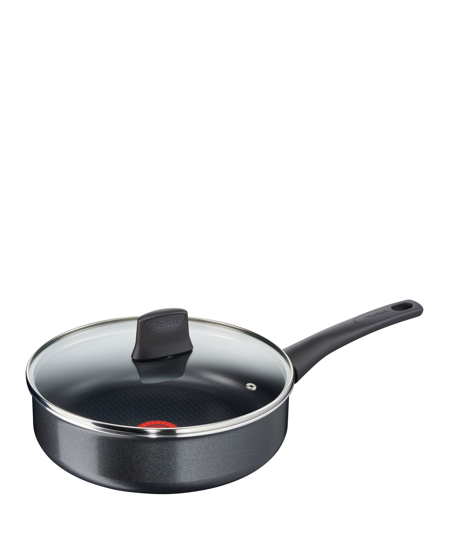 Tefal Elegance Sautepan 26cm With Lid - Black