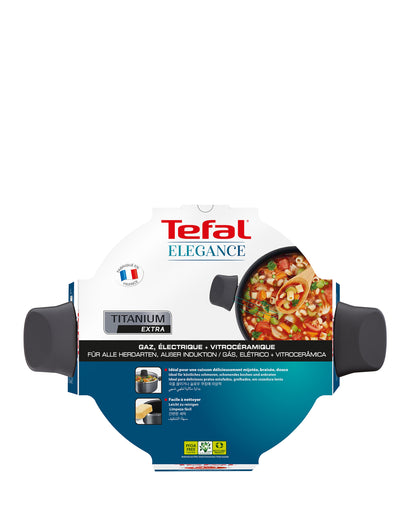 Tefal Elegance Stewpot 24cm - Black