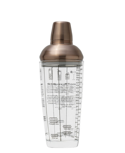 The Bar Boston 650ml Cocktail Shaker - Bronze