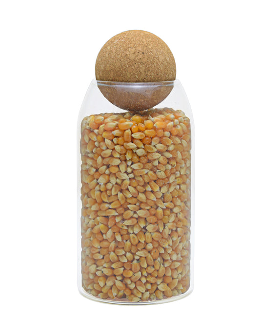 Turin Glass 1200ml Cork Storage Container - Large