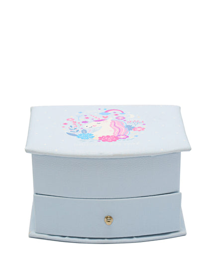 Urban Decor Unicorn 2 Tier Jewellery Box - Blue
