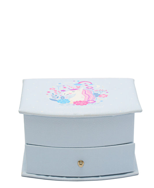 Urban Decor Unicorn 2 Tier Jewellery Box - Blue