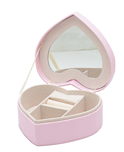 Urban Decor Unicorn Heart Jewellery Box - Pink