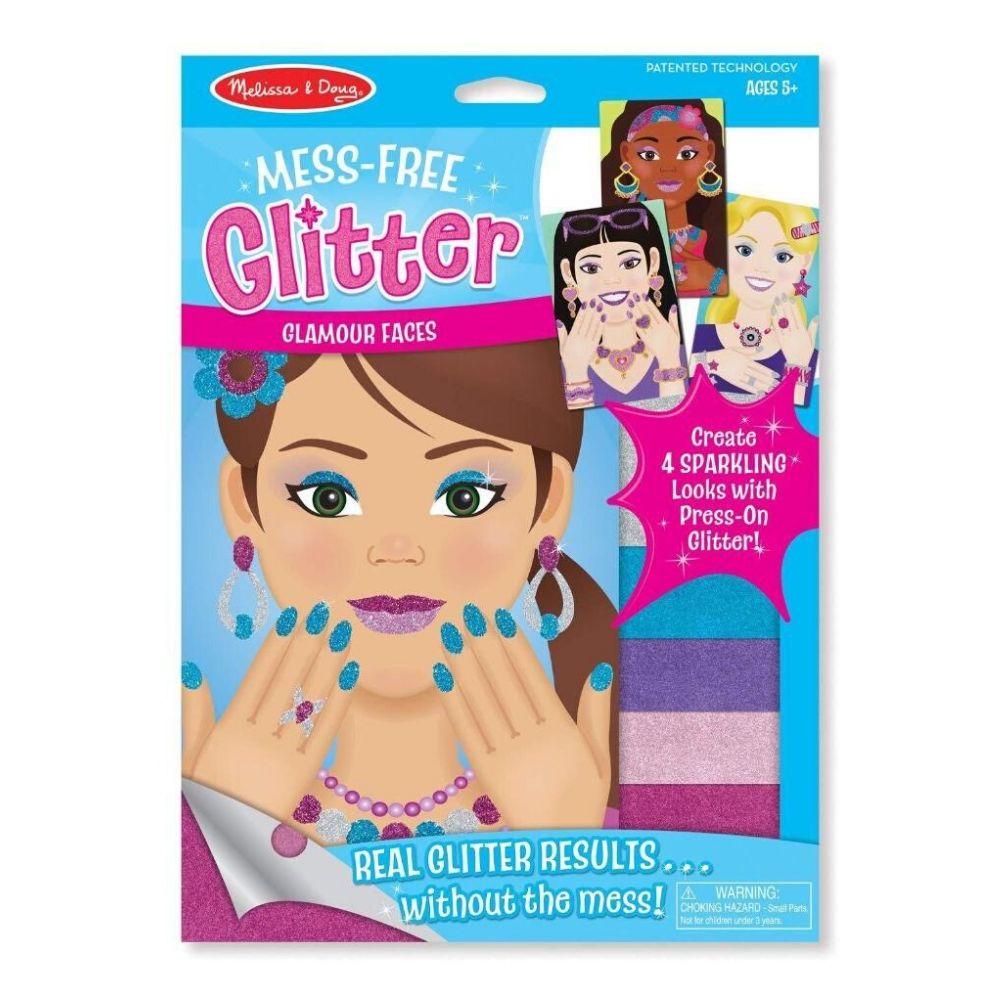 Melissa & Doug Glamour Faces – Mess Free Glitter