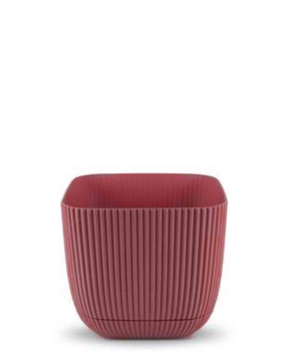 Urban Decor Square Coral Pot Plant  0.27Lt  - Pink