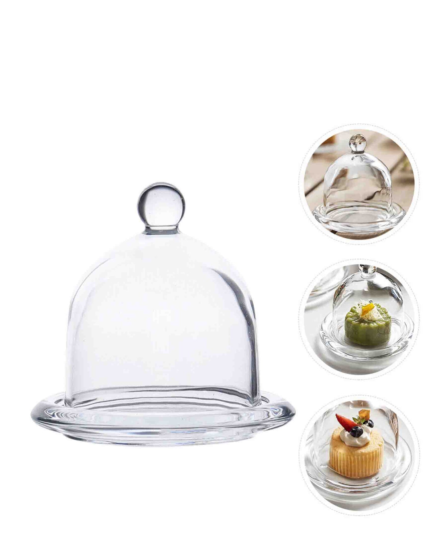 Urban Decor Dome Glass 9.5 x 9cm - Clear