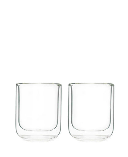 Viva Scandinavian 60ml Double Wall Espresso Mug 2 Piece - Clear