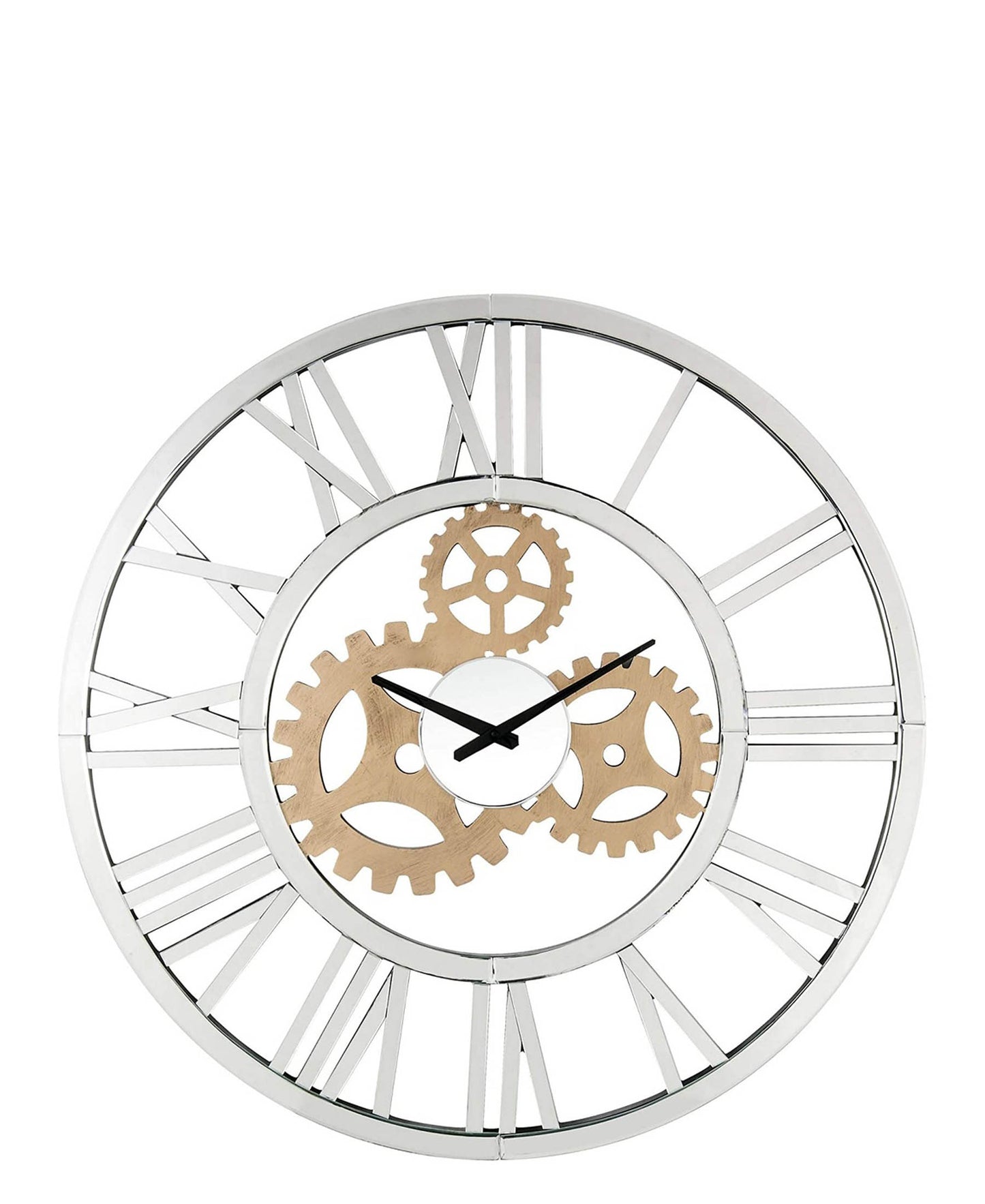 Urban Decor Wall Clock - Silver