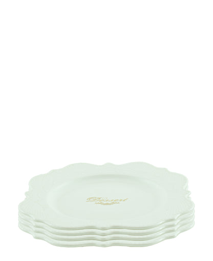 Maison Chic Dessert Plate 4 Piece