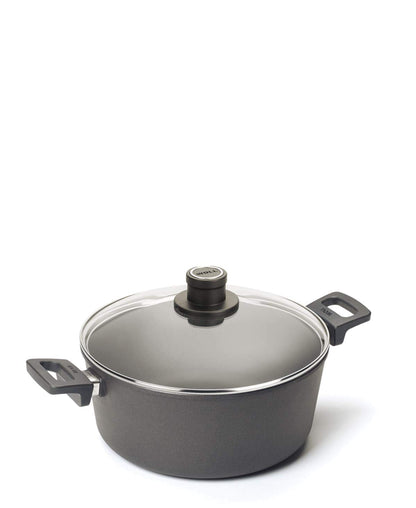 Woll Titanium Nowo Pot 24cm Induction - Black