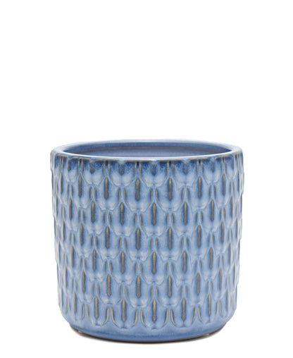 Urban Decor Round Vase - Tangier Blue