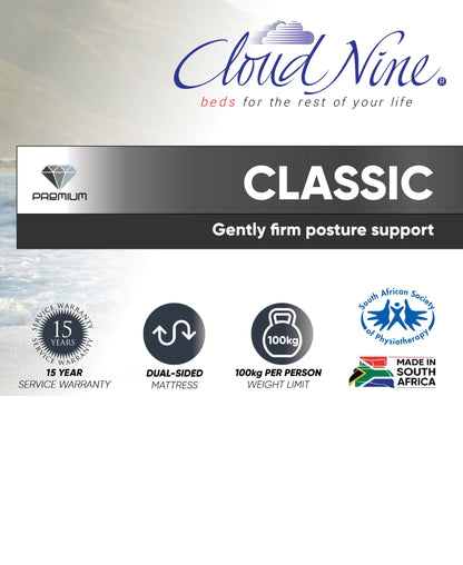 Cloud Nine Classic Bed 3/4