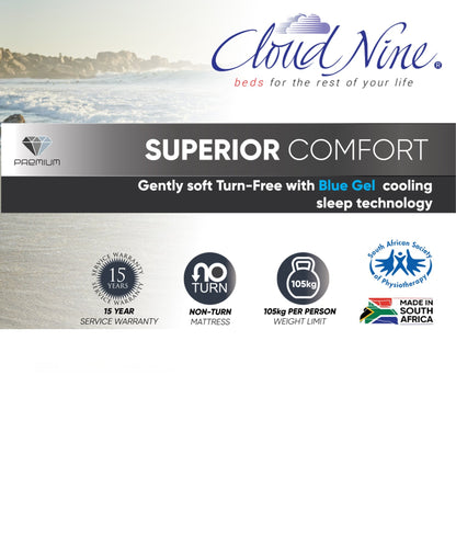 Cloud Nine Superior Comfort Bed Double