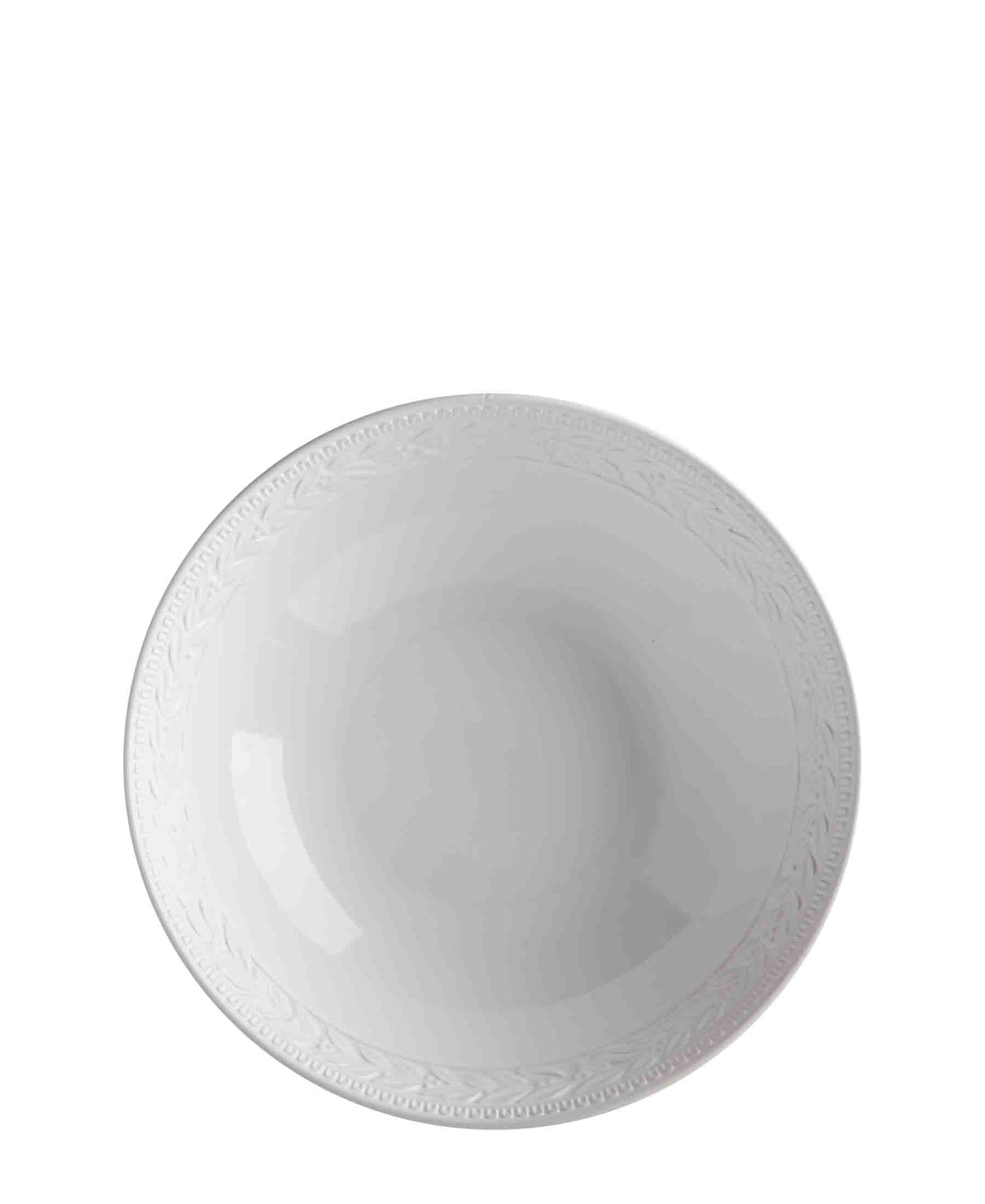 Casa Domani Leccino Round Serving Bowl 32cm - White