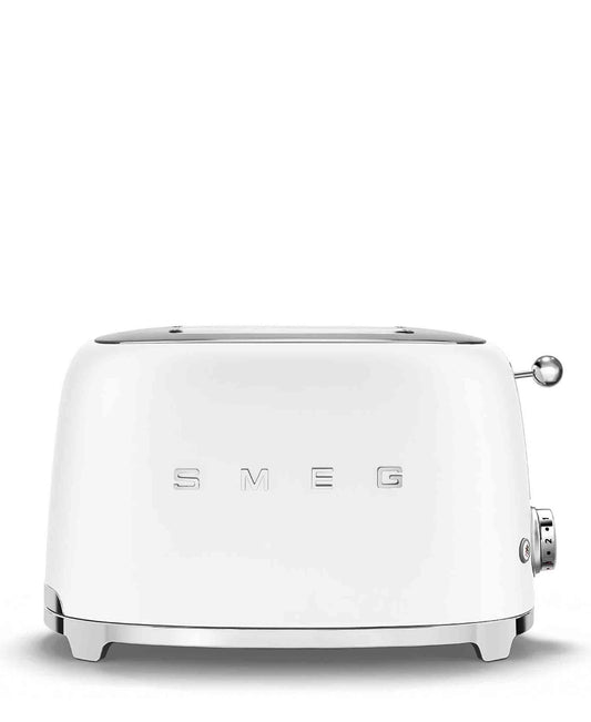 Smeg Retro 2 Slice Toaster - Matte White