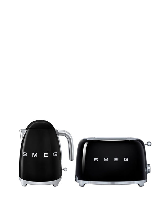 Smeg Kettle & Toaster Combo Black